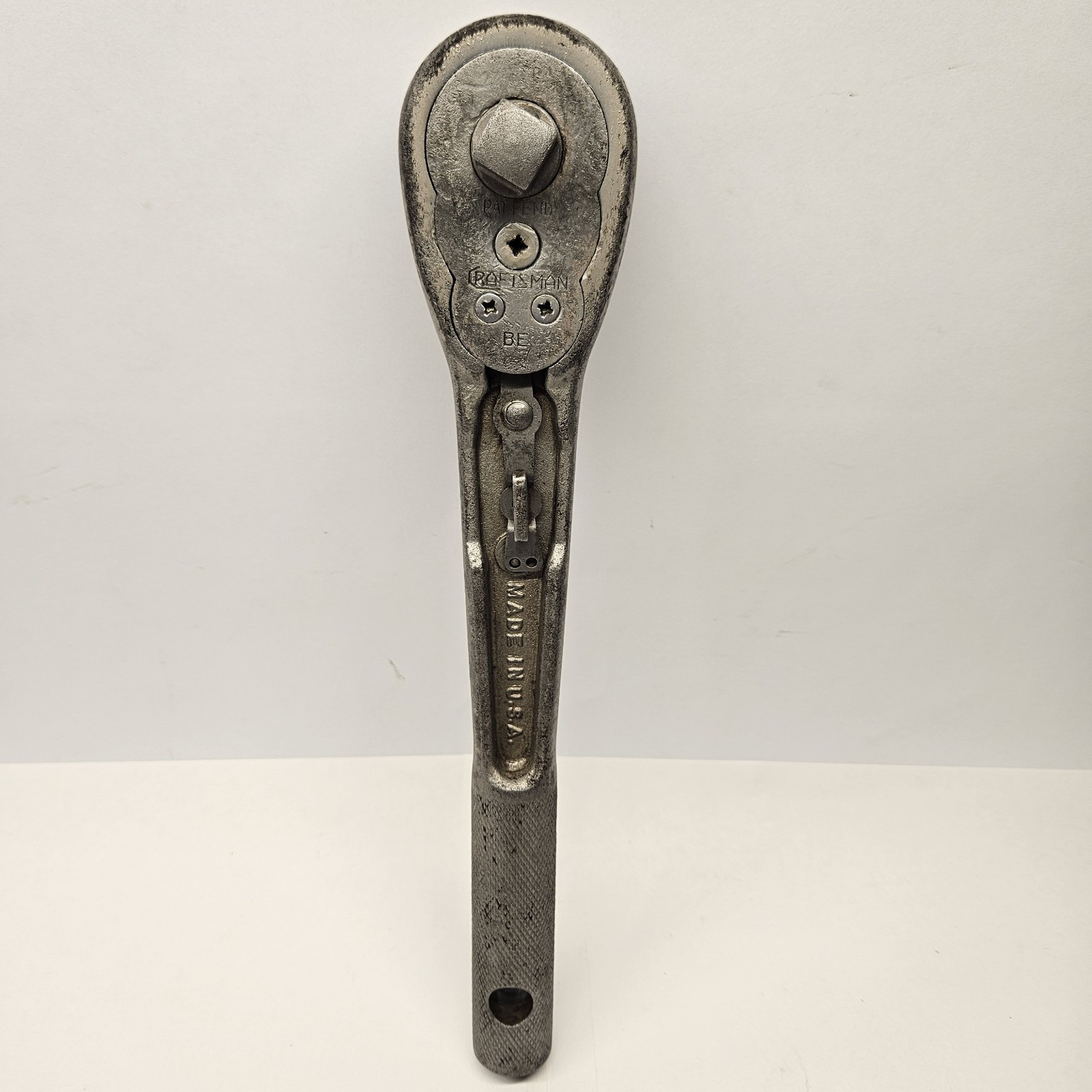 Vintage Craftsman BE Ratchet 1/2 Drive 1930s/1940s Made In USA Forged 10