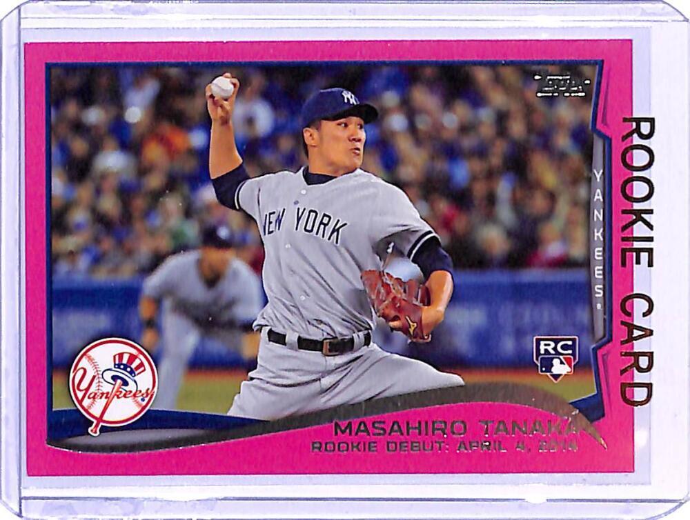 2014 Topps Update Pink #US-25 Masahiro Tanaka RC Rookie 22/50 New York Yankees