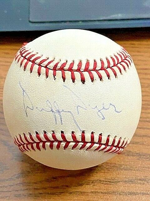 DUFFY DYER SIGNED AUTOGRAPHED ONL BASEBALL  Mets, Pirates, Tigers