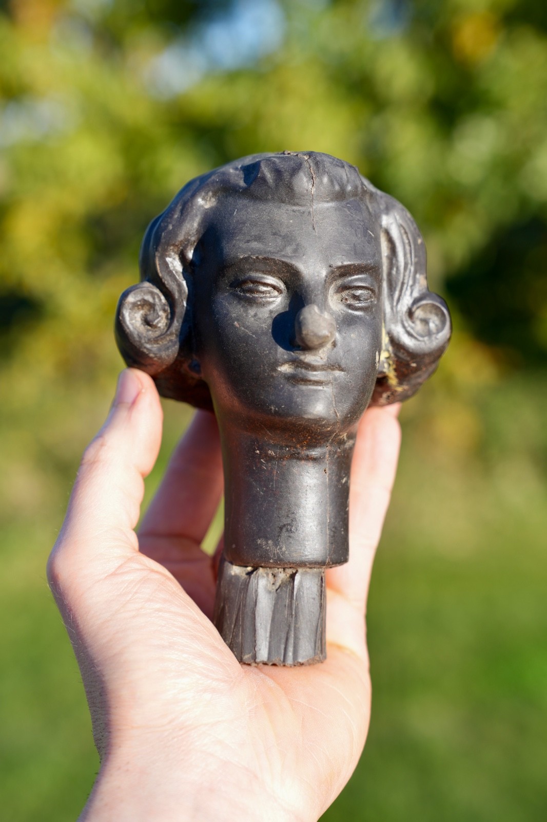 Vintage 1930s Art Deco Female Mannequin Head Bust Countertop Store Display Vintage 1930s Art Deco Female Mannequin Head Bust Countertop Store Display
