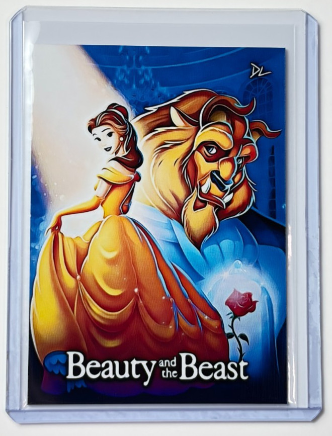 Beauty And The Beast Limited Artist Signed “Disney Classic” Trading Card 3/10 Beauty And The Beast Limited Artist Signed “Disney Classic” Trading Card 3/10