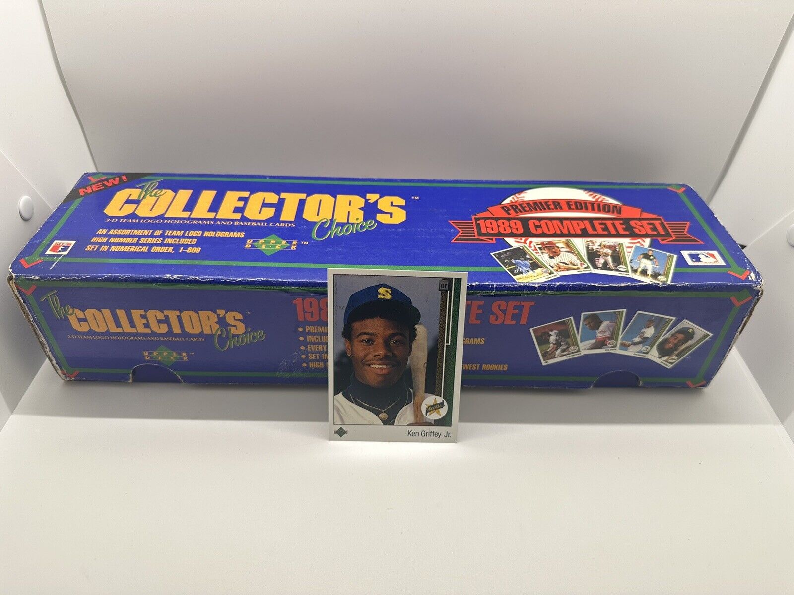 1989 Upper Deck Baseball Complete Set 1-800 KEN GRIFFEY JR RC Rookie Card