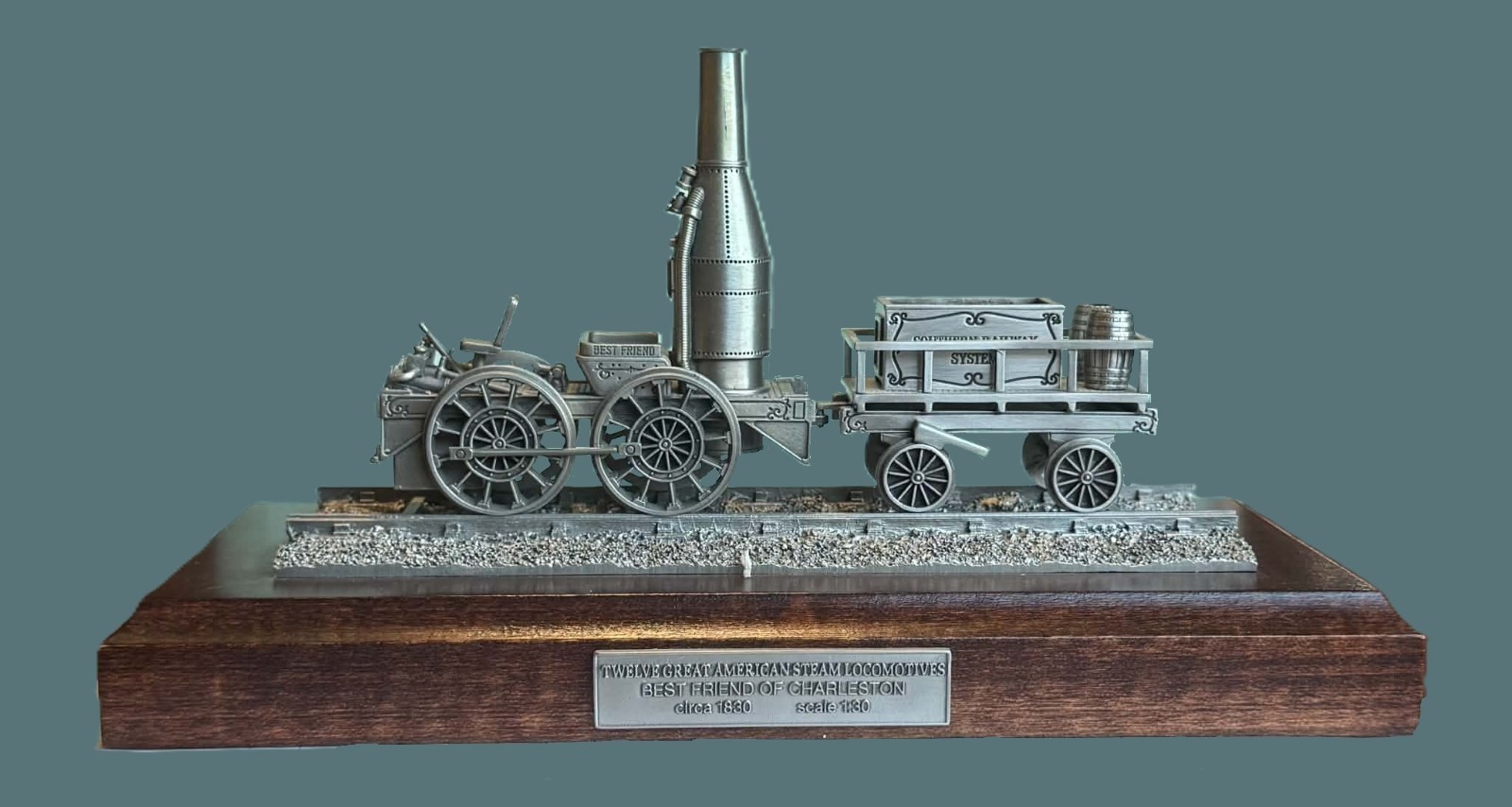 Best friend of Charleston Metal Train Model - Steam Locomotive Best friend of Charleston Metal Train Model - Steam Locomotive