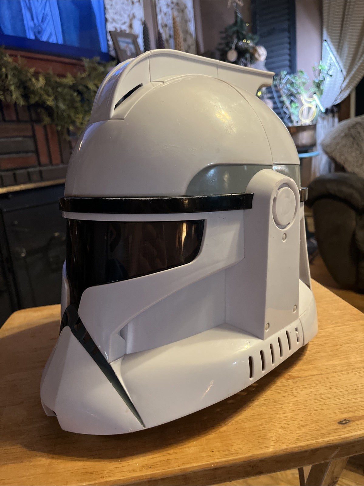Vtg Star Wars Clone Storm Trooper Talking Voice Changer Helmet 2008 Tested WORKS Vtg Star Wars Clone Storm Trooper Talking Voice Changer Helmet 2008 Tested WORKS