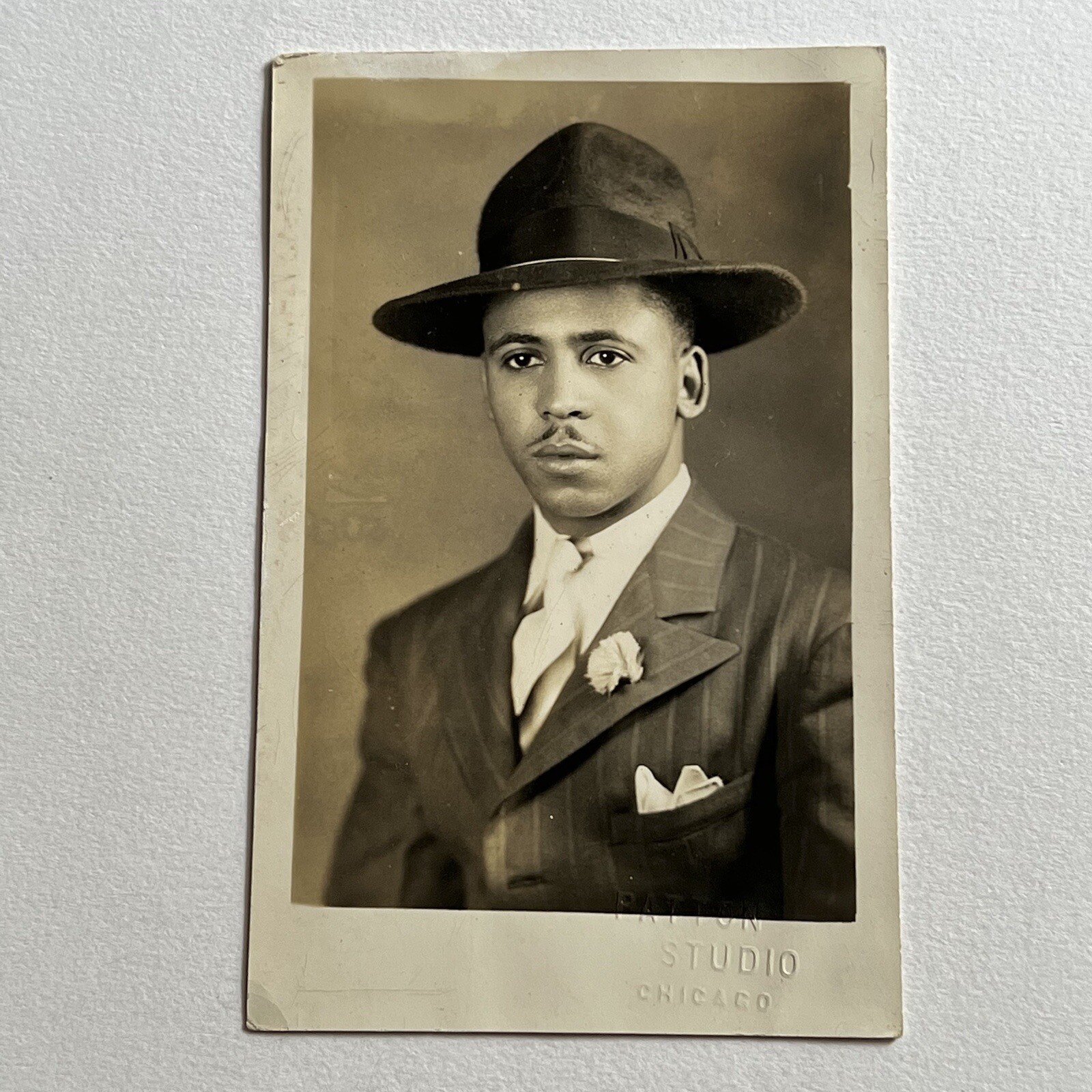 Antique RPPC Real Photograph Postcard Handsome Black African American Man ID Antique RPPC Real Photograph Postcard Handsome Black African American Man ID