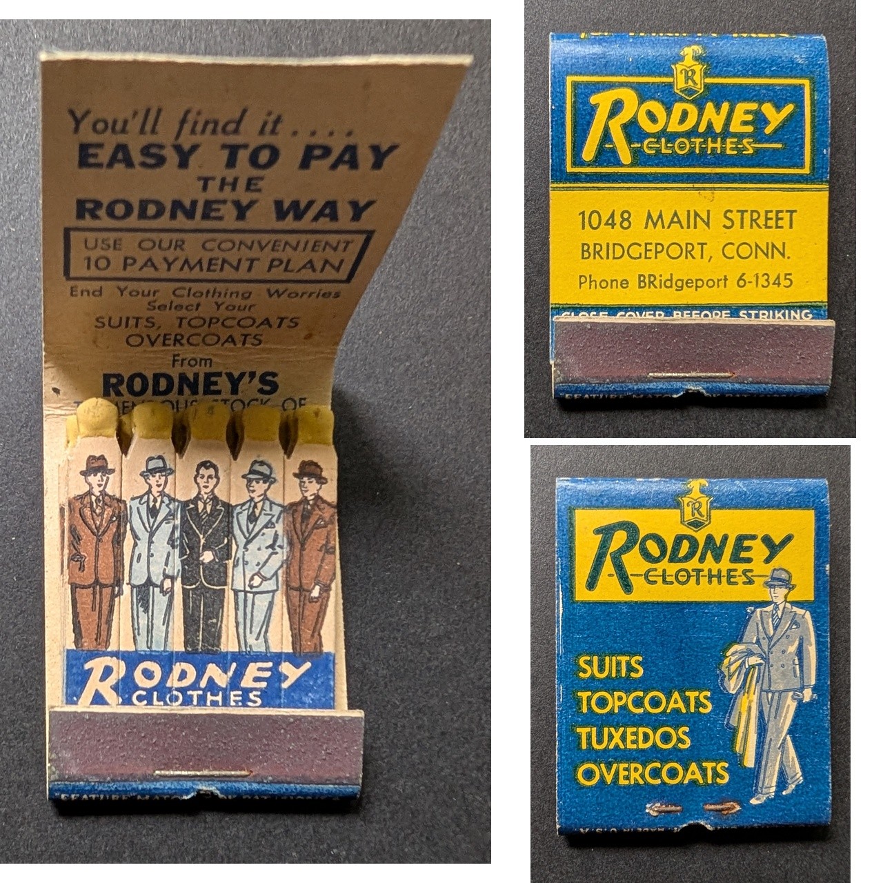 Feature Matchbook Rodney Clothes Bridgeport CT Feature Matchbook Rodney Clothes Bridgeport CT