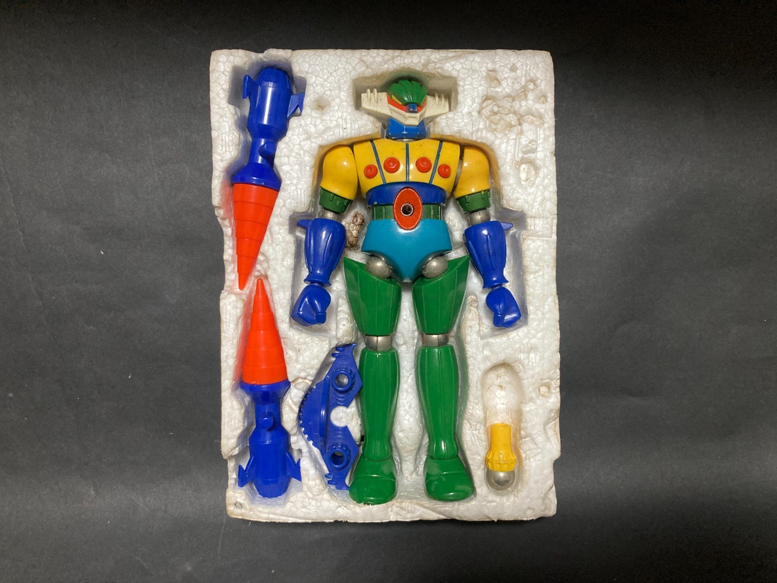 Not Relisued Ver. Vintage 1975 Steel Jeeg Robot Figure Old TAKARA From Japan