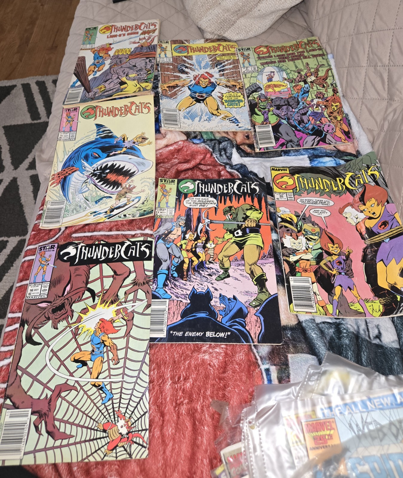 Vintage Thundercats Marvel Star Comics Set Of 7 Vintage Thundercats Marvel Star Comics Set Of 7