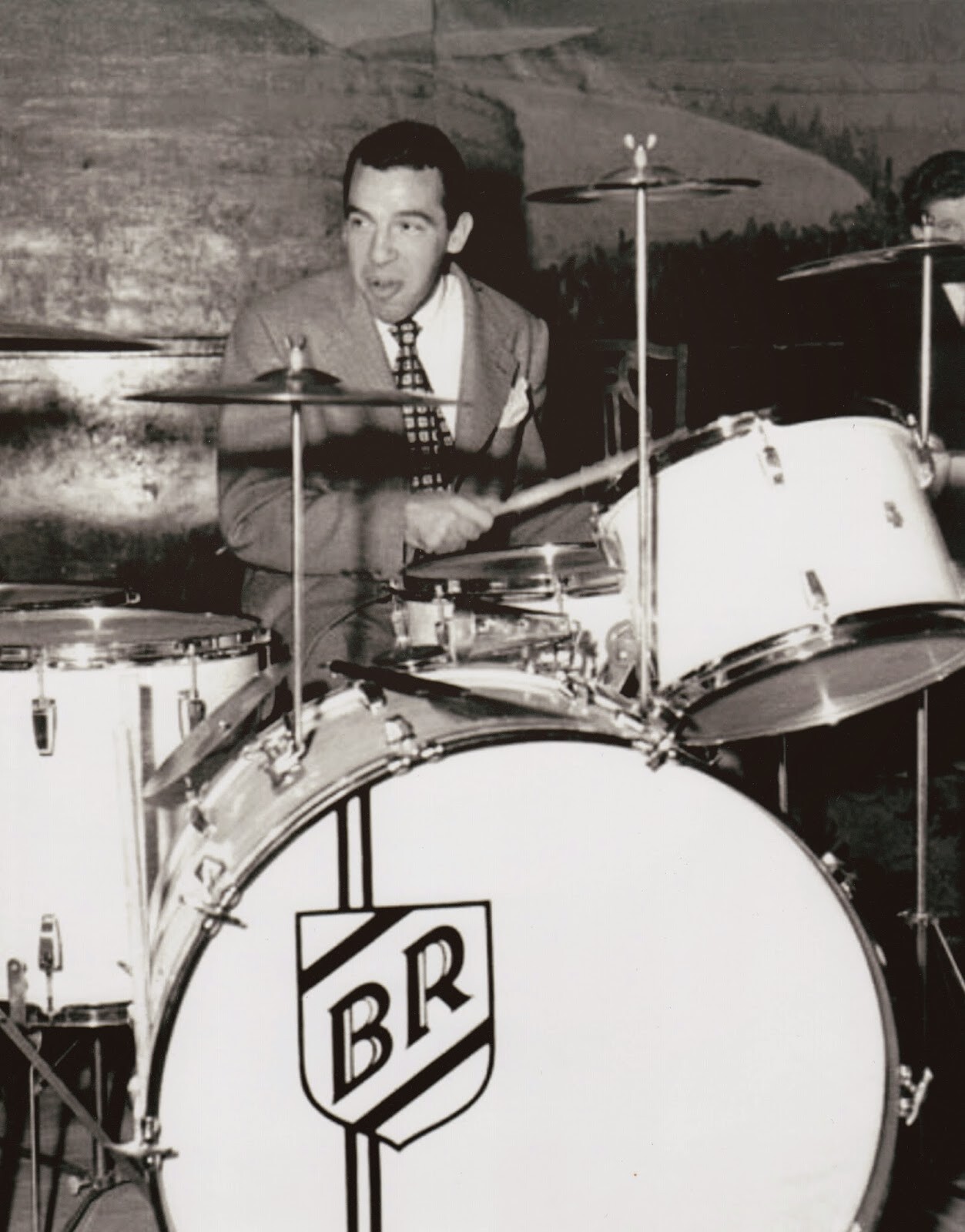 Buddy Rich Playing The Drums 4x6 Picture Celebrity Print