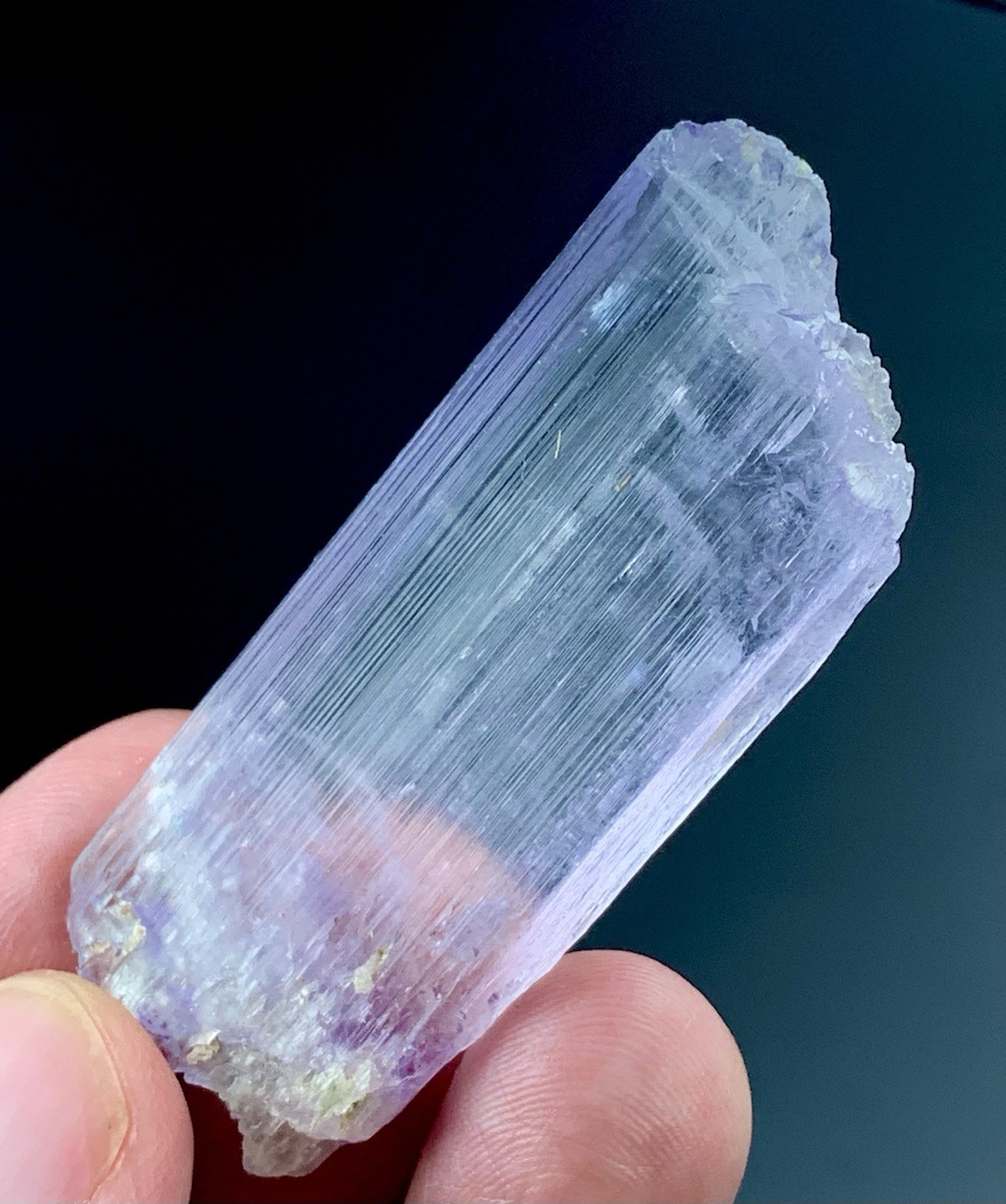94 Ct Natural Kunzite Crystal From Afghanistan Gemmy Pink