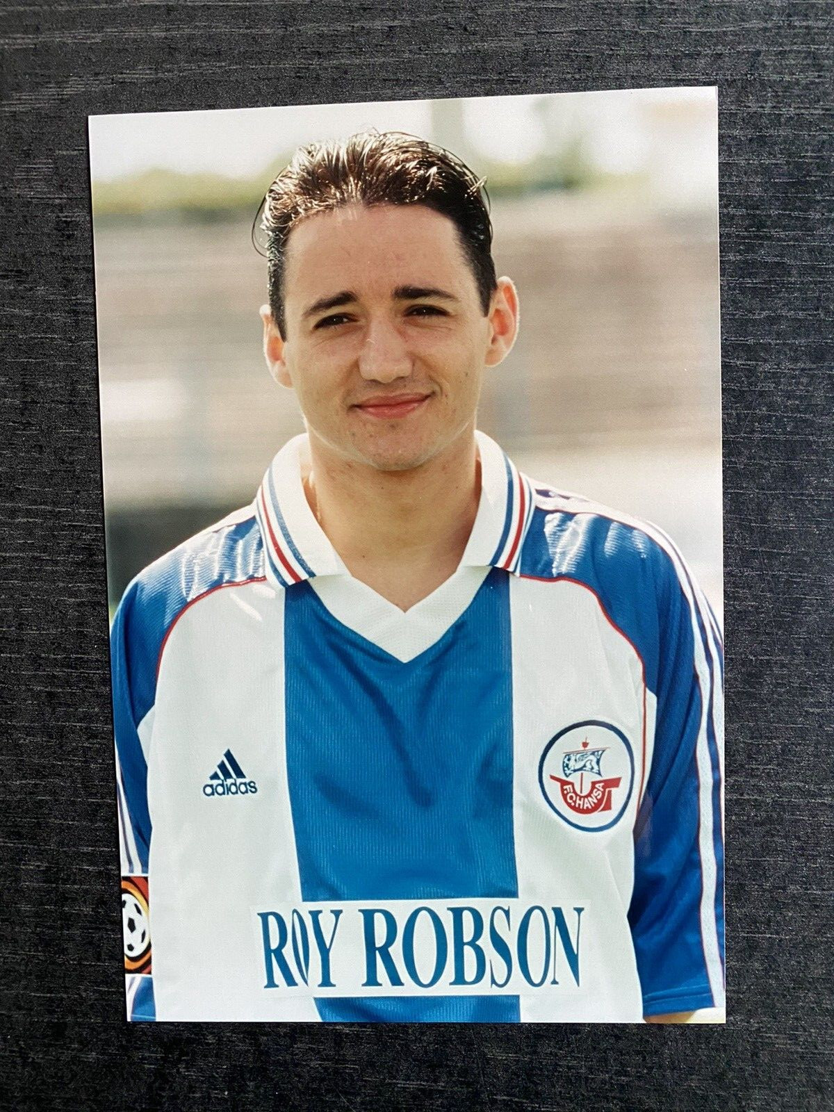 BL 1998/99 FC Hansa Rostock - Press Photo - Oliver Neuville, No. 27 BL 1998/99 FC Hansa Rostock - Press Photo - Oliver Neuville, No. 27
