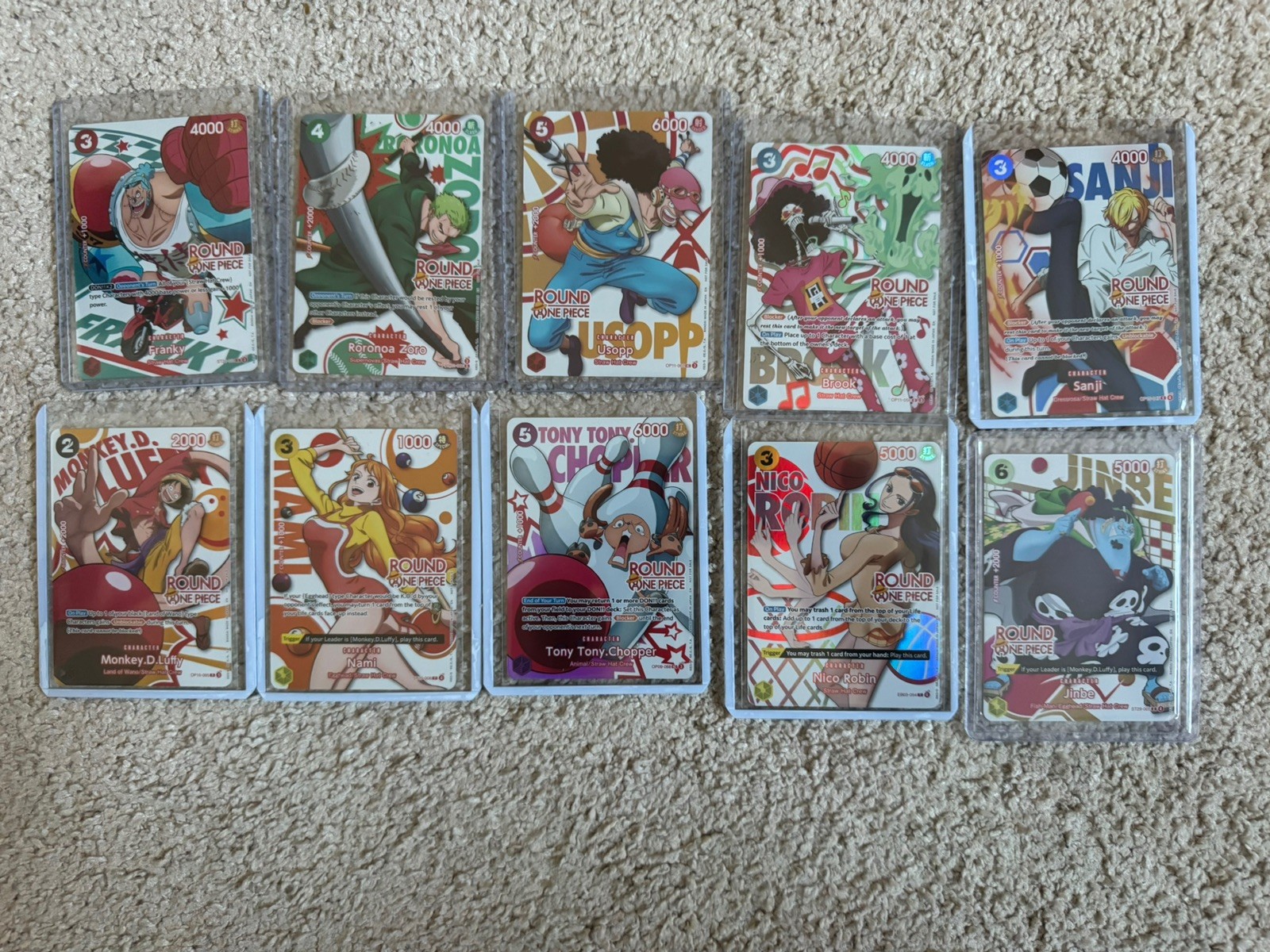 Round 1 x One Piece Promo Complete Set English 10 cards