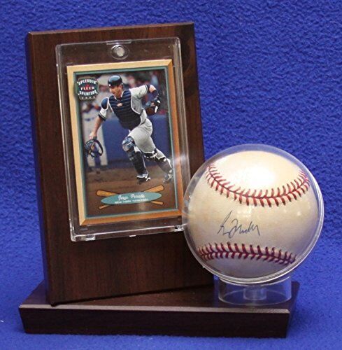 Baseball & Trading Card Personalized Display Case with Cherry Finish