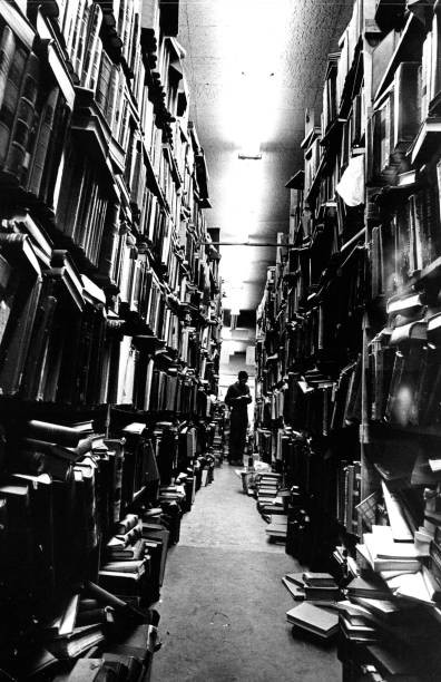The interior Brattle Book Shop 163 Washington St Boston Jan 8 1968 Old Photo