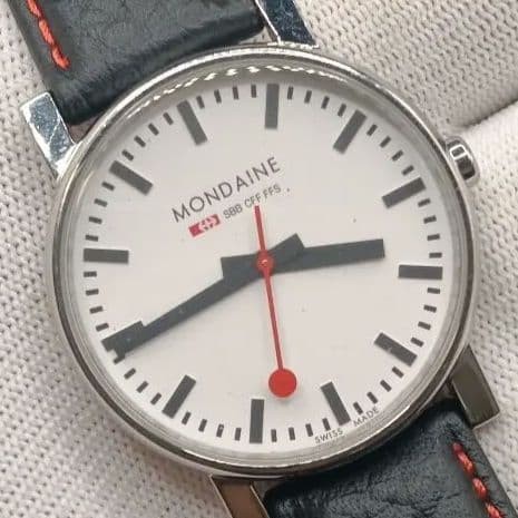 2 MONDAINE Mondaine Swiss National Railways SBB 36mm Men's Wristwatch 2 MONDAINE Mondaine Swiss National Railways SBB 36mm Men's Wristwatch