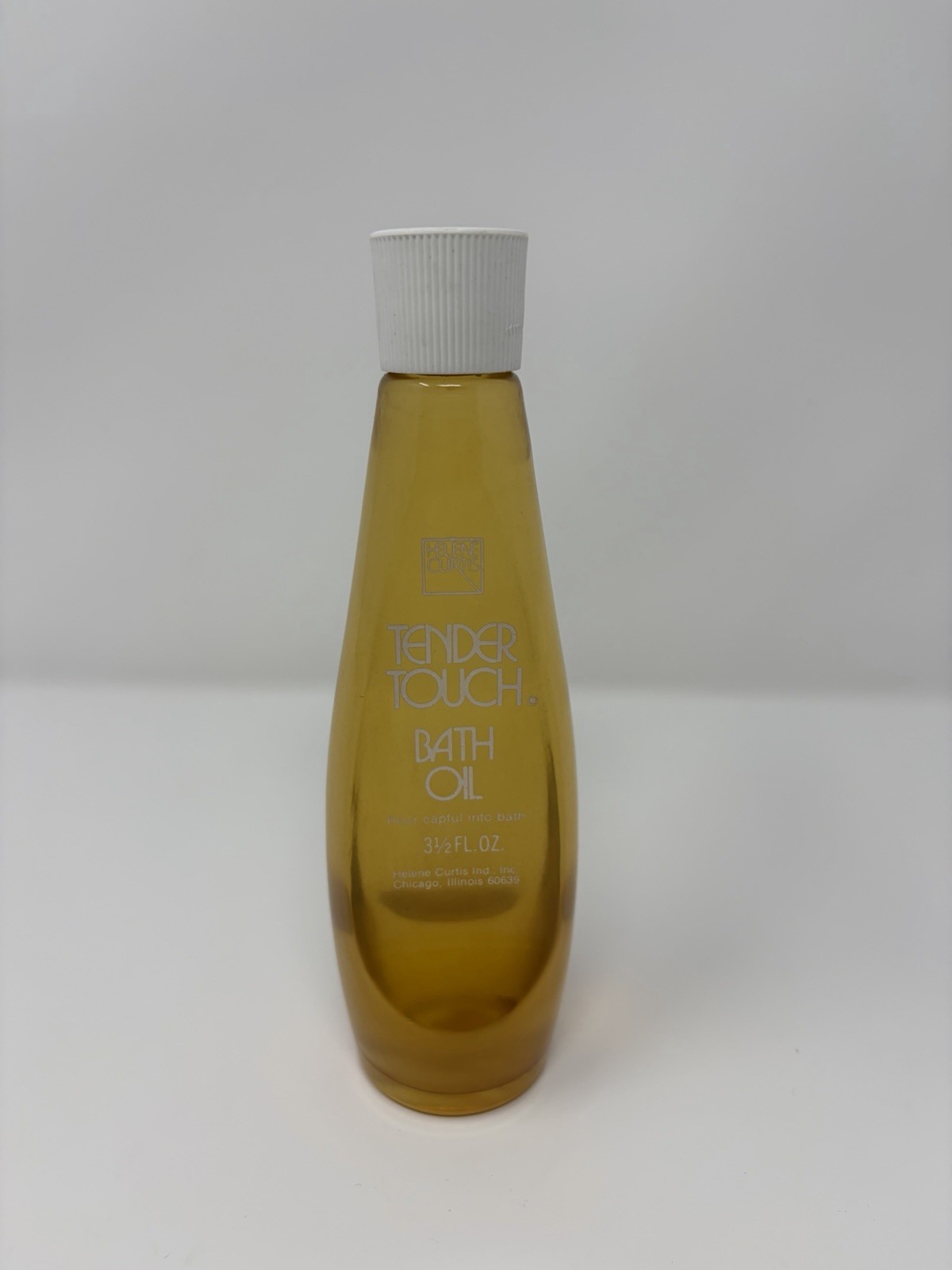 vintage Helene curtis Tender touch Bath oil 3 1/2 fl oz full vintage Helene curtis Tender touch Bath oil 3 1/2 fl oz full