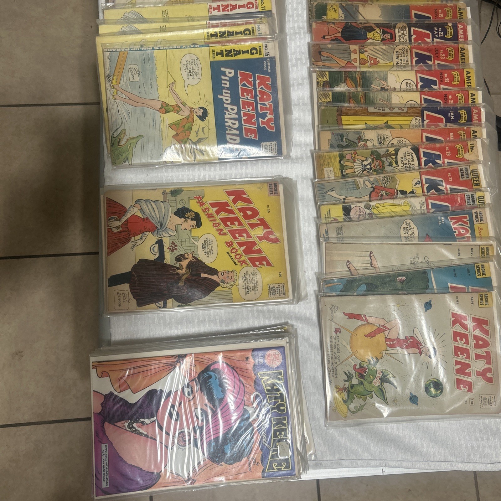 Katy Keene Lot of 48, Fashion Book, Pin-up Parade, Archie Giant Series+ more Katy Keene Lot of 48, Fashion Book, Pin-up Parade, Archie Giant Series+ more