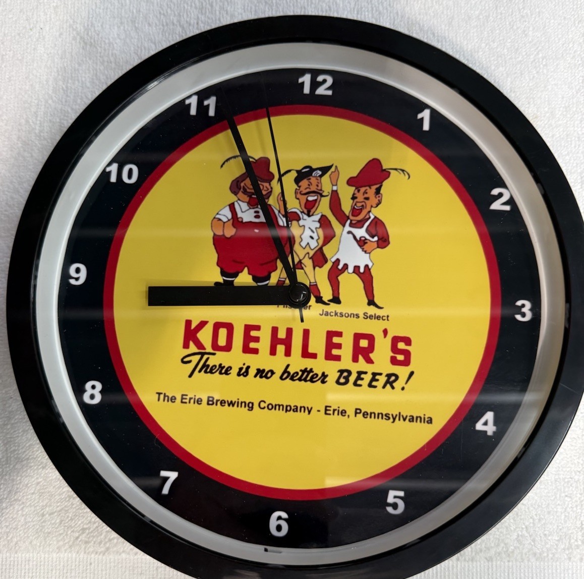 Koehler's Erie Pennsylvania Beer Bar Man Cave Advertising Clock Sign Koehler's Erie Pennsylvania Beer Bar Man Cave Advertising Clock Sign
