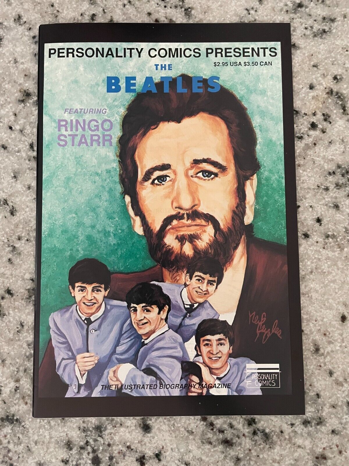 Personality Comics Presents Beatles Feat. Ringo Starr #\\1 NM Comic Book 5 J880