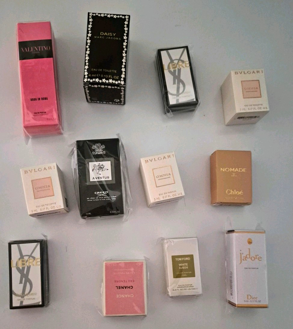 Perfume Miniature Lot (12) - Valentino, Marc Jacobs Daisy, YSL, Bvlgari, Dior Perfume Miniature Lot (12) - Valentino, Marc Jacobs Daisy, YSL, Bvlgari, Dior