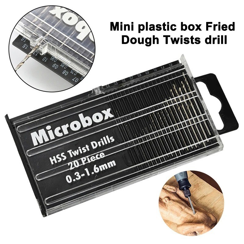 20Pcs Mini Hand Drill Pin Vise Set Manual Keyless Chuck Micro Drill Bits Tool 20Pcs Mini Hand Drill Pin Vise Set Manual Keyless Chuck Micro Drill Bits Tool