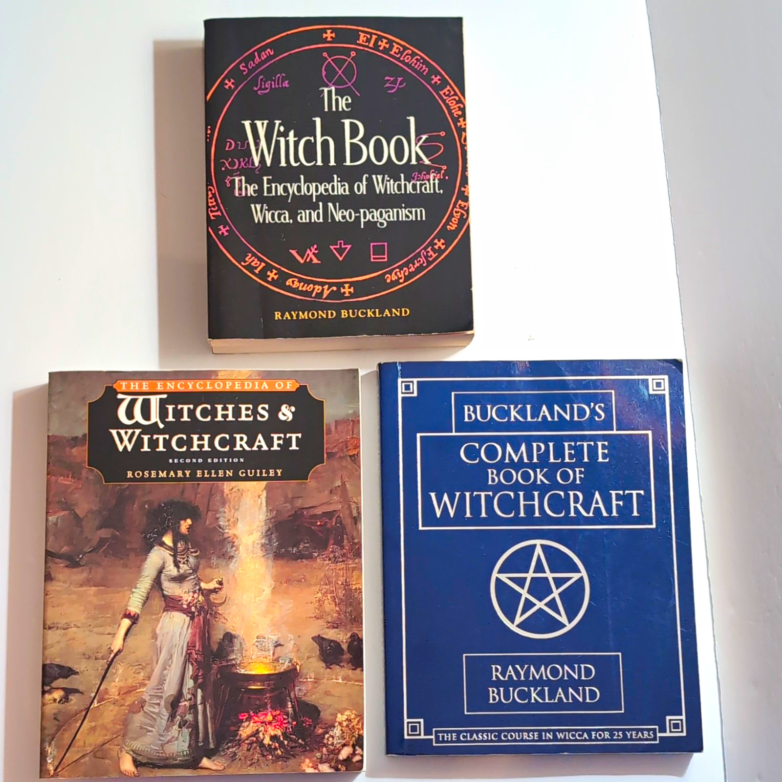 Witchcraft Book Lot of 3: Buckland Witch Book + Complete Book + Guiley Witchcraft Book Lot of 3: Buckland Witch Book + Complete Book + Guiley