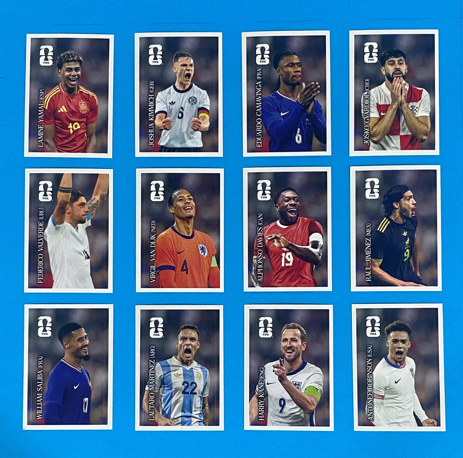 Panini Stickers World Cup 2026 WC 2026 Coca Cola Figures Complete Set ORIGINAL