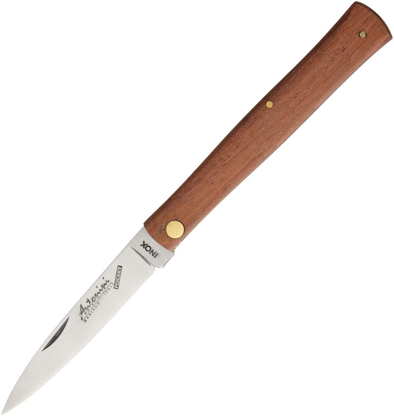 Antonini Siciliano Pocket Brown Kotib Wood 420 Stainless Folding Knife 90719L Antonini Siciliano Pocket Brown Kotib Wood 420 Stainless Folding Knife 90719L