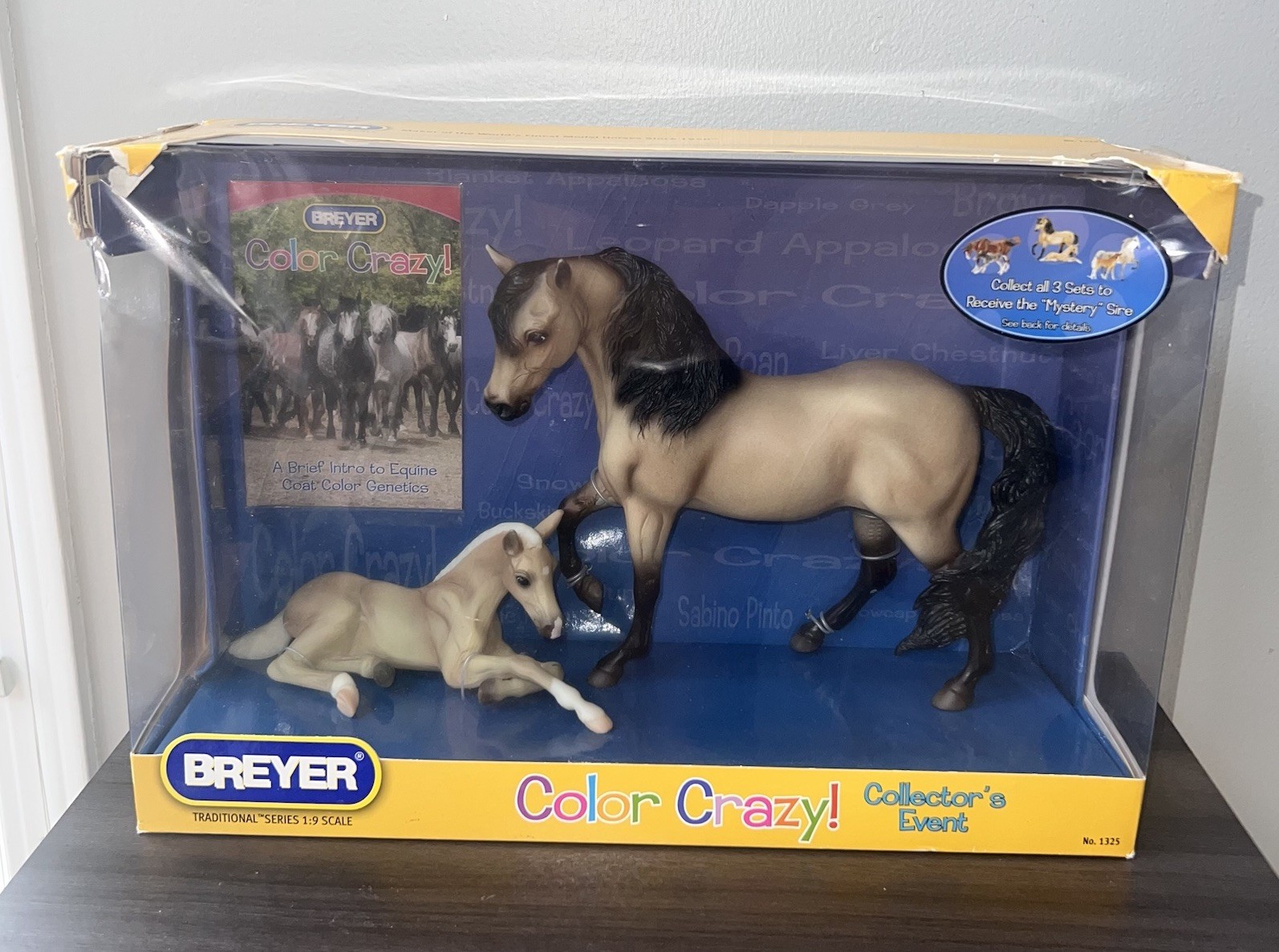 Breyer Color Crazy Treasure Hunt Mare & Foal #1325 Solid Buckskin RARE VARIATION