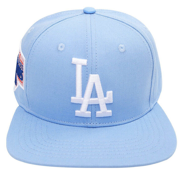 LOS ANGELES DODGERS LOGO 2020 WORLD SERIES SNAPBACK HAT Pro Standard Baby Blue
