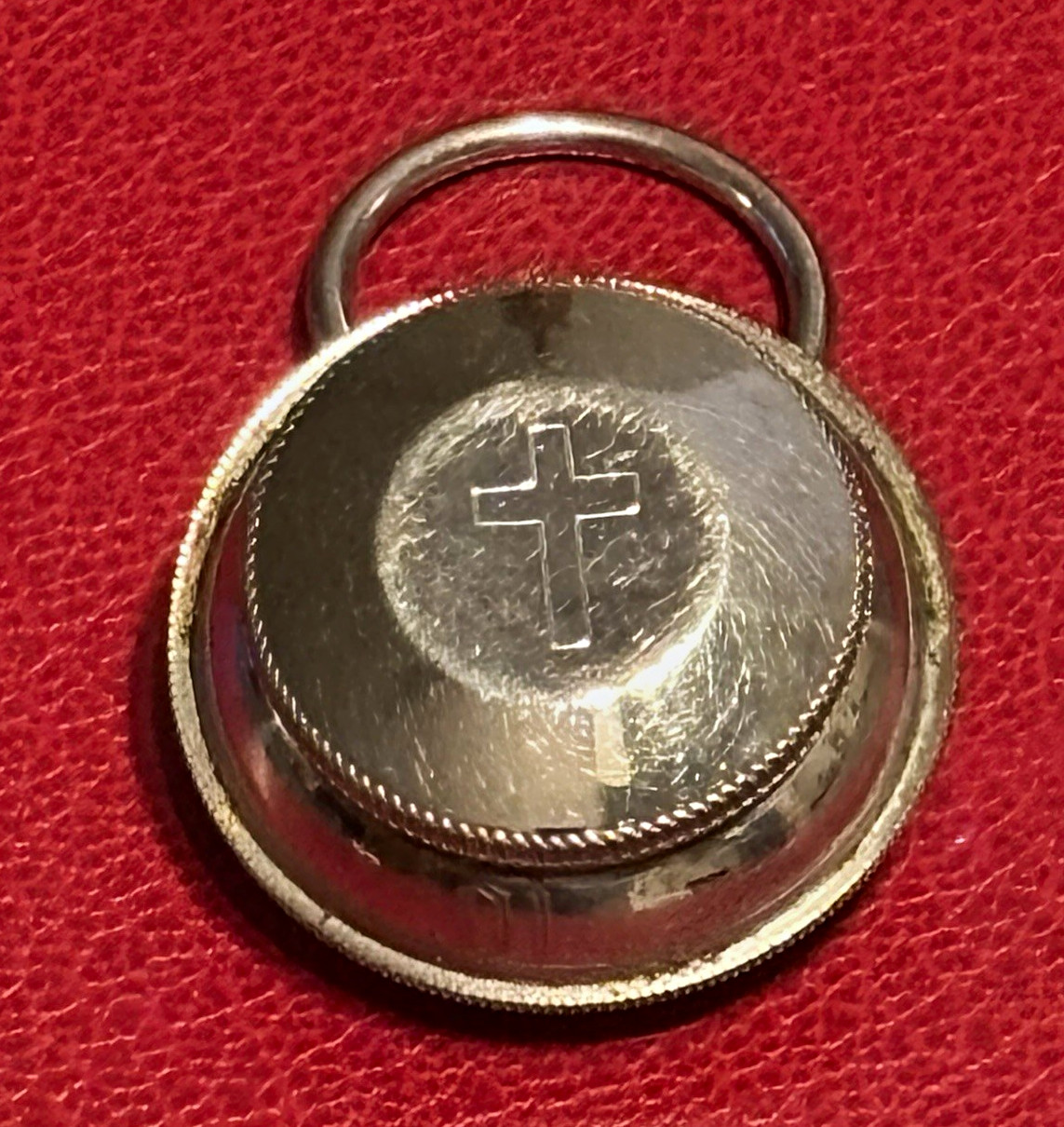 Military Chaplain Holy Oil Stock pyx anointing army Mass kit priest sick call Military Chaplain Holy Oil Stock pyx anointing army Mass kit priest sick call
