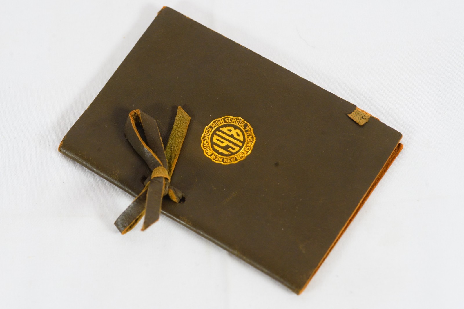 1918 New Brunswick High School New Brunswick NJ Leather Booklet 1918 New Brunswick High School New Brunswick NJ Leather Booklet