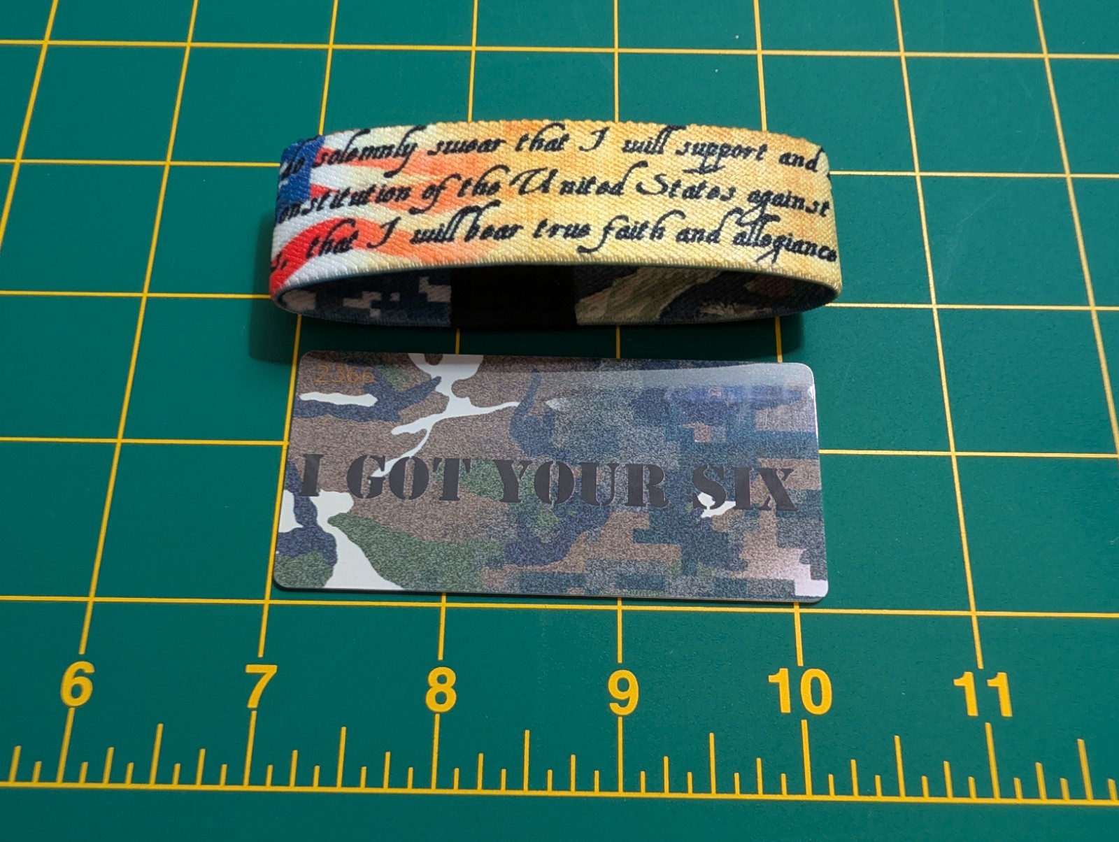 Zox I Got Your Six Card #2366 Medium Bracelet Wristband Strap New Unworn Zox I Got Your Six Card #2366 Medium Bracelet Wristband Strap New Unworn