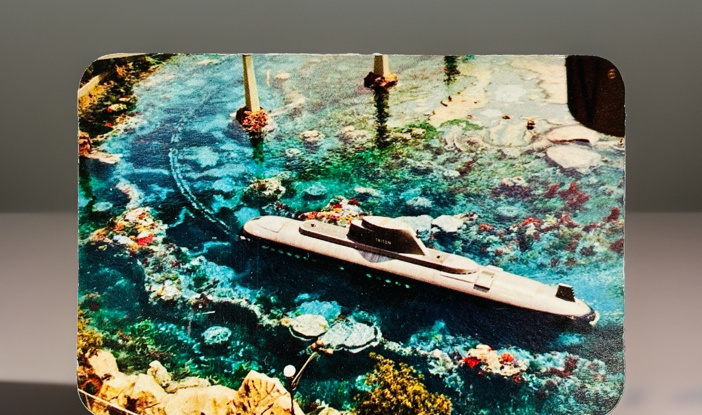 1960\'s Vintage Disneyland Postcard Submarine Voyage Tomorrowland Hallmark PDL 28 1960\'s Vintage Disneyland Postcard Submarine Voyage Tomorrowland Hallmark PDL 28
