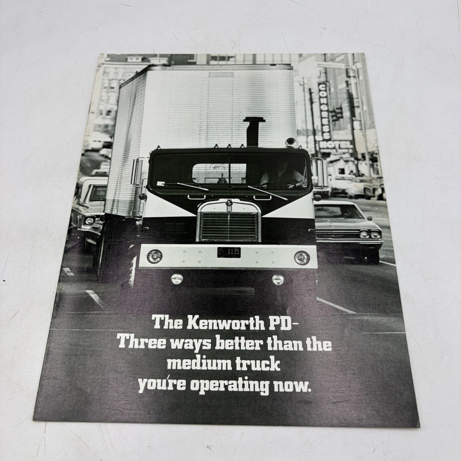 1970\'s KENWORTH PD SEMI TRUCK Vintage Dealer Sales Brochure data 1970\'s KENWORTH PD SEMI TRUCK Vintage Dealer Sales Brochure data