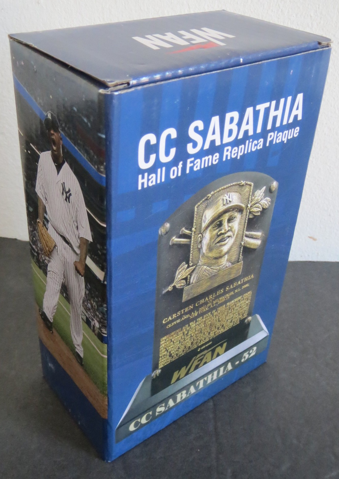 CC Sabathia NY Yankees Hall of Fame Replica Plaque SGA 9/7/2025 Stadium Giveaway