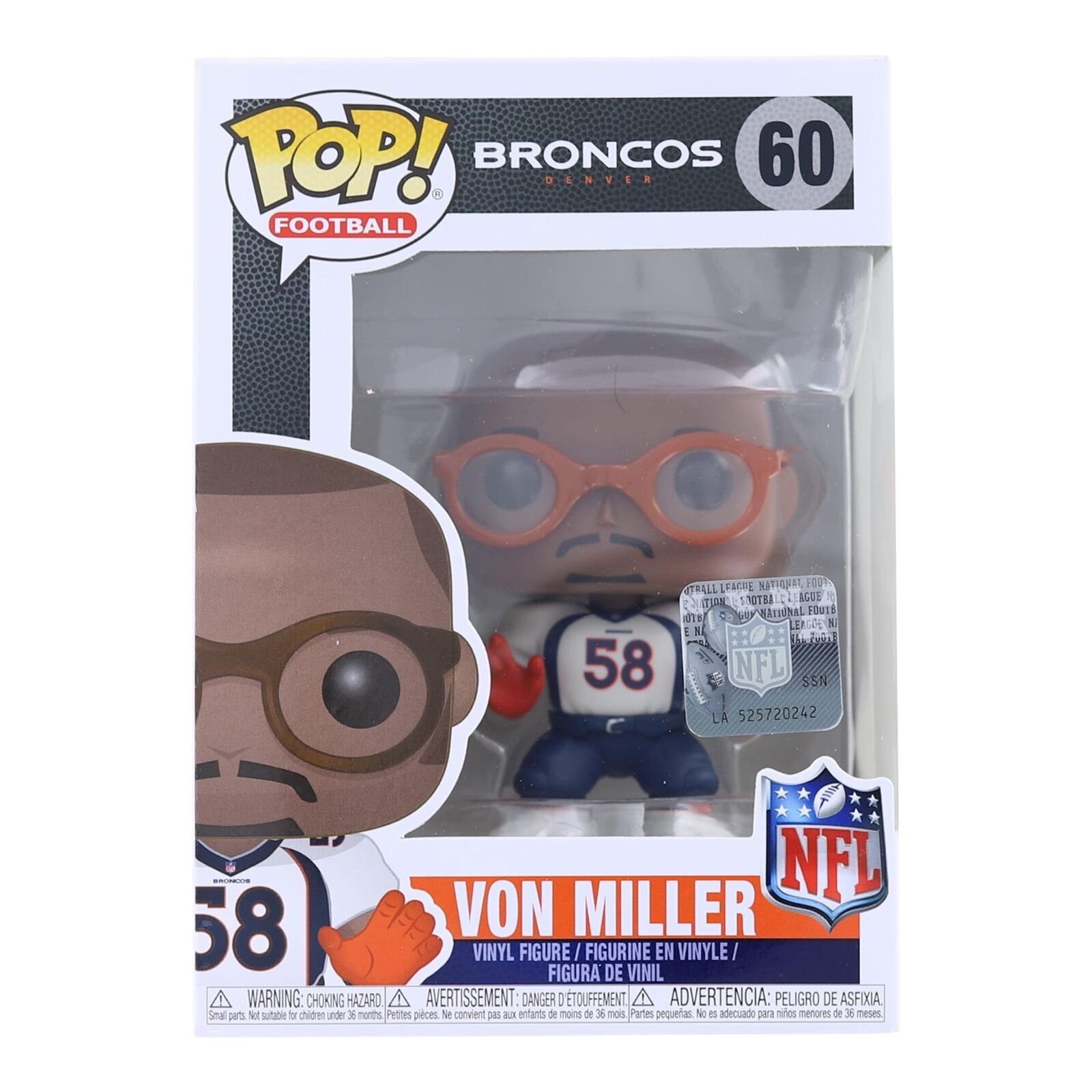 Denver Broncos NFL Funko POP | Von Miller