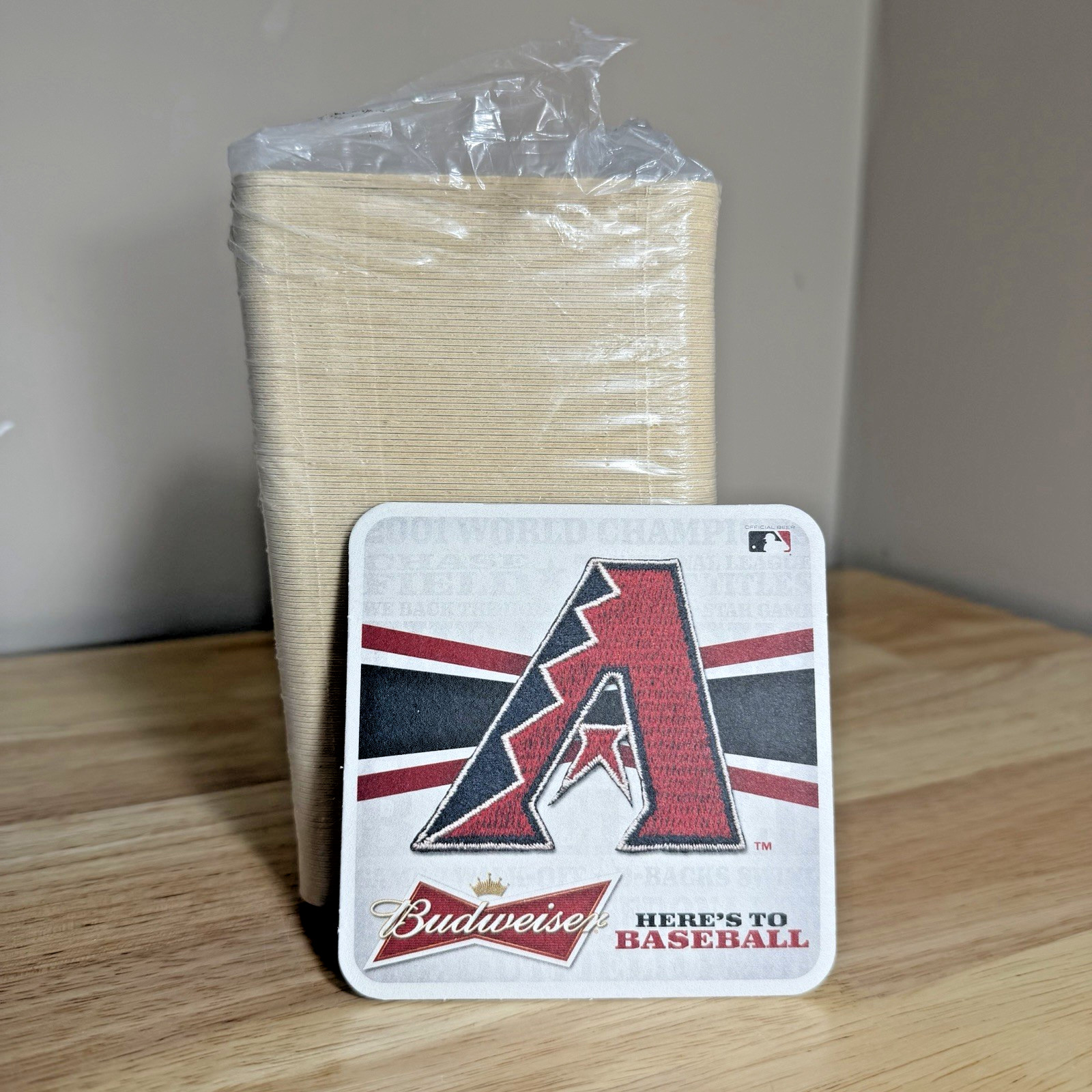 Set of 100+ - Arizona Diamondbacks Budweiser Doublesided Coasters Set of 100+ - Arizona Diamondbacks Budweiser Doublesided Coasters