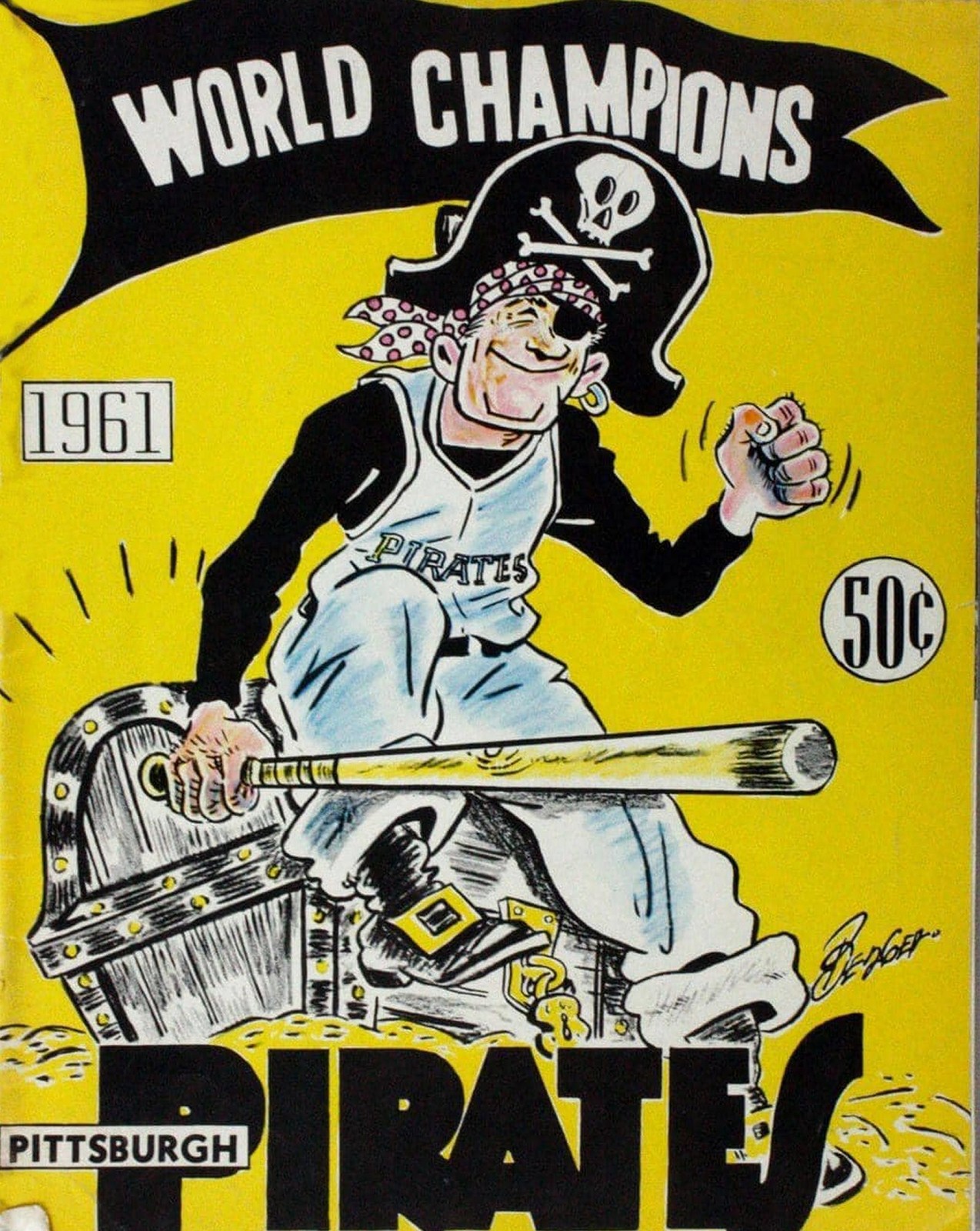 1961 PITTSBURGH PIRATES YEARBOOK Cover Photo (209-J) 1961 PITTSBURGH PIRATES YEARBOOK Cover Photo (209-J)