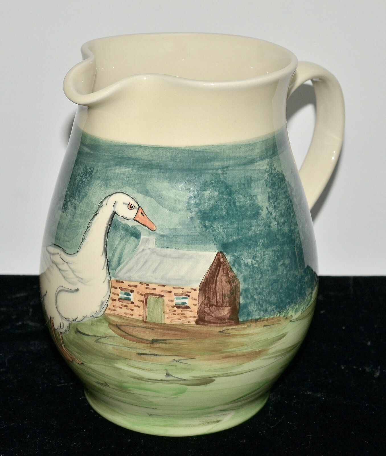 Oxney Green * PITCHER * 64oz, Goose, Country, Steve Duffy, England, 7 3/4\