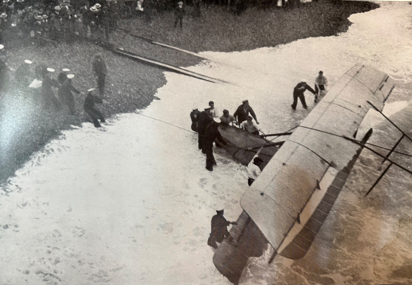 ANTIQUE ORIGINAL WORLD WAR 1 AIRPLANE RESCUE IMAGE Estate Sale ANTIQUE ORIGINAL WORLD WAR 1 AIRPLANE RESCUE IMAGE Estate Sale