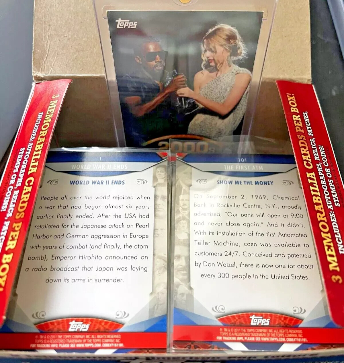 2011 TOPPS AMERICAN PIE COMPLETE SET 300 CARDS+BOX TAYLOR SWIFT KANYE SEINFELD+ 2011 TOPPS AMERICAN PIE COMPLETE SET 300 CARDS+BOX TAYLOR SWIFT KANYE SEINFELD+