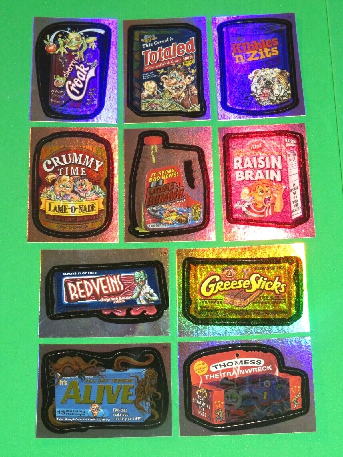 2006 Topps Wacky Packages ANS3 All-New Series 3 Insert Foil STICKER 10 Card Set