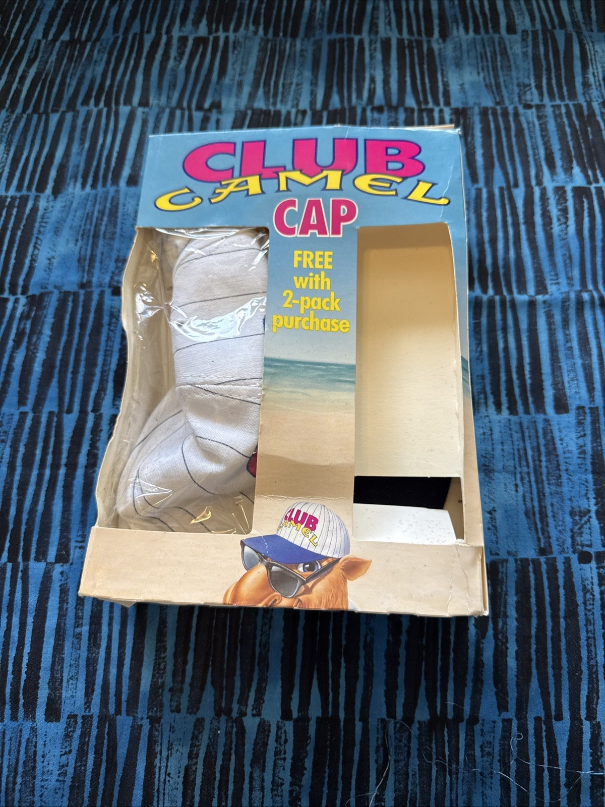 Vintage Club Camel Cap In Original Box Vintage Club Camel Cap In Original Box