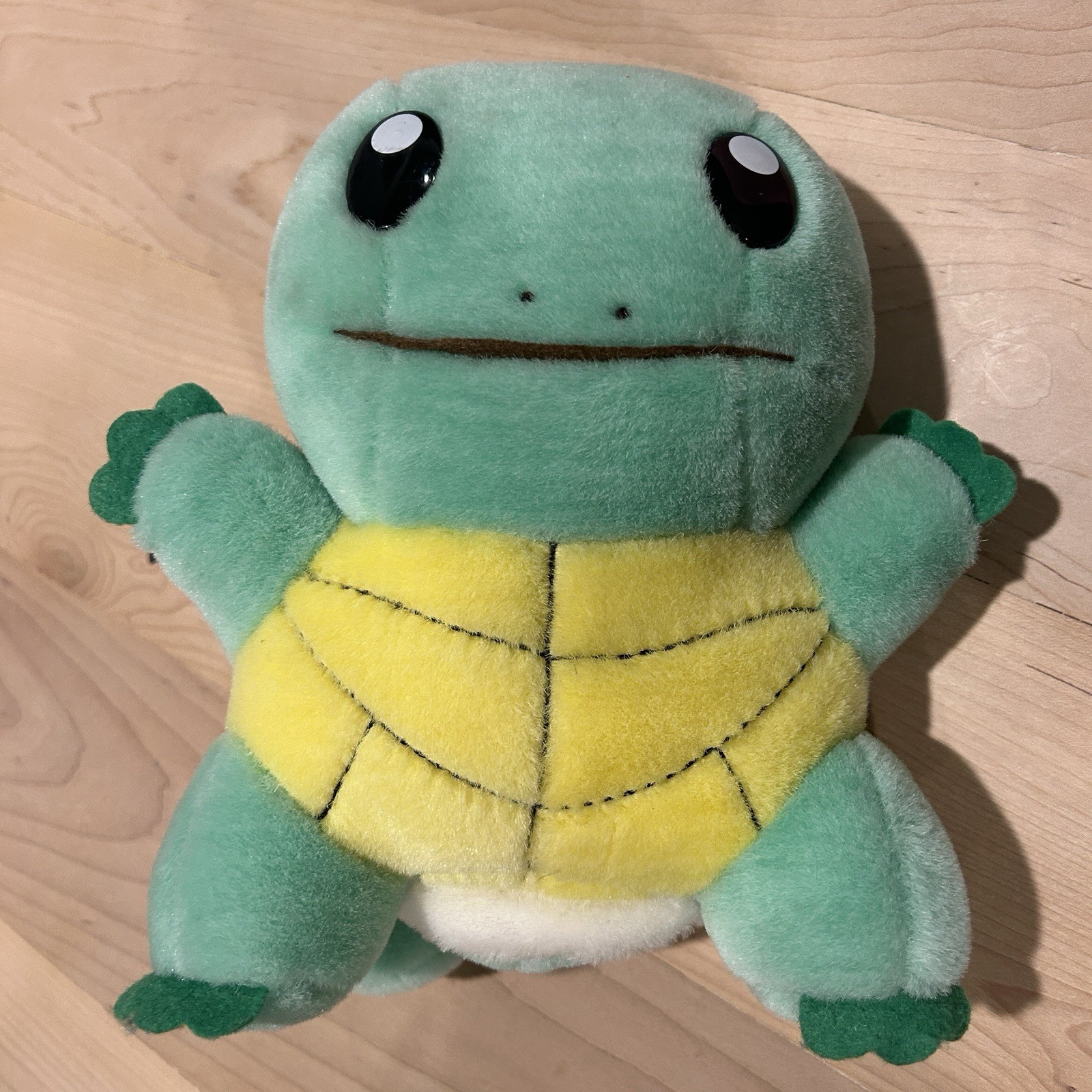Vintage Mirage Squirtle Pokemon Like Plush Turtle 11 inches Vintage Mirage Squirtle Pokemon Like Plush Turtle 11 inches