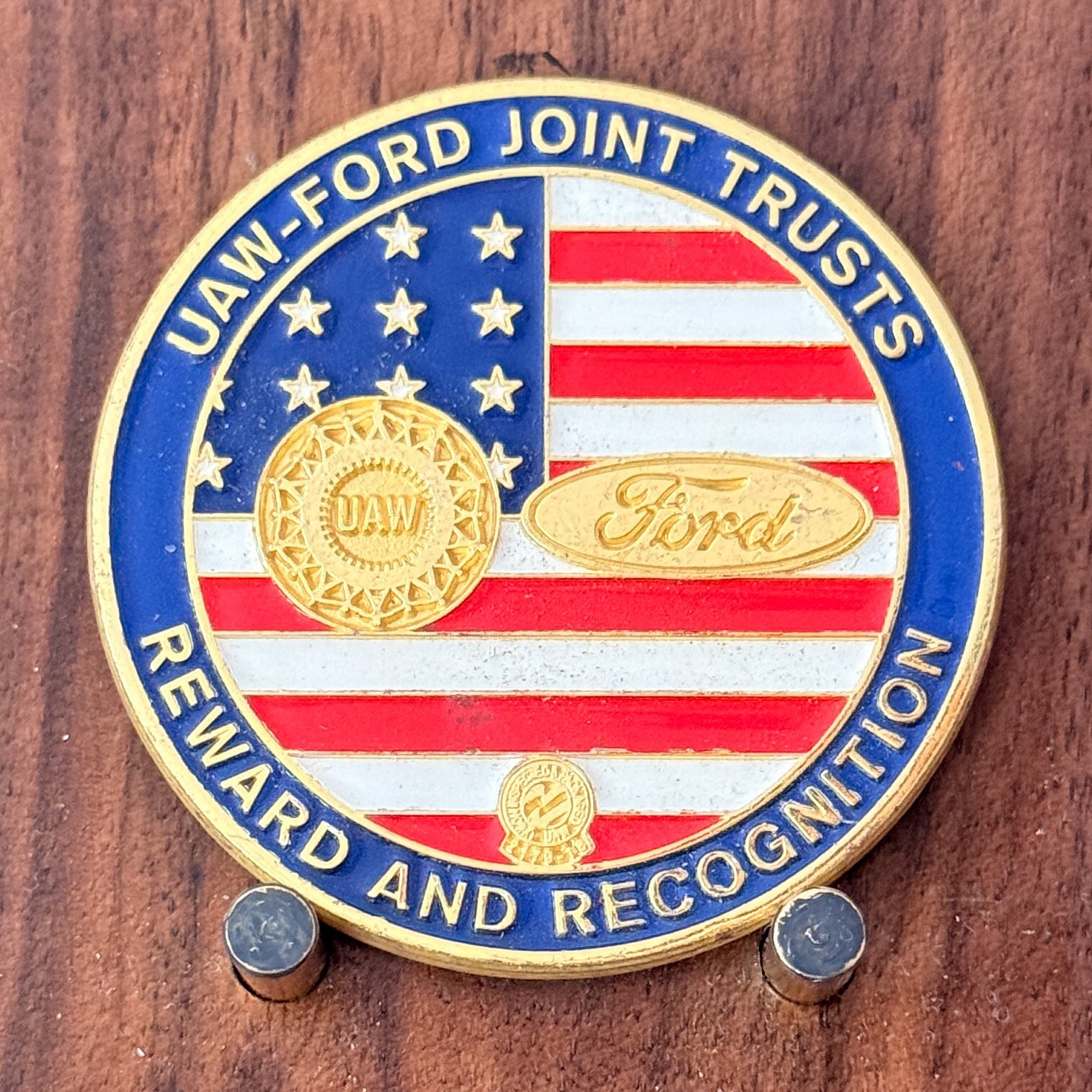 UAW‑Ford Joint Trusts Veterans Honor Sacrifice Challenge Coin M#17 UAW‑Ford Joint Trusts Veterans Honor Sacrifice Challenge Coin M#17