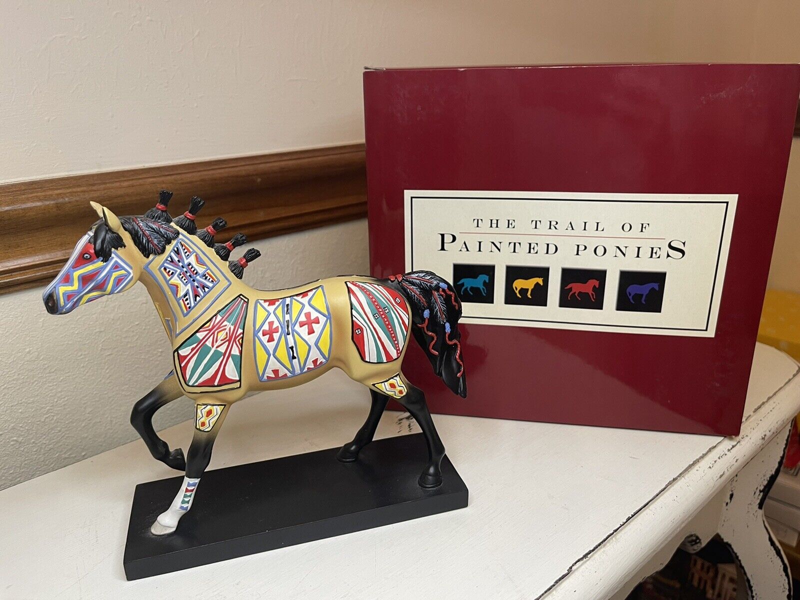 Trail of Painted Ponies 2007- “CHEYENNE PAINTED RAWHIDE” #12242—2E/1,660