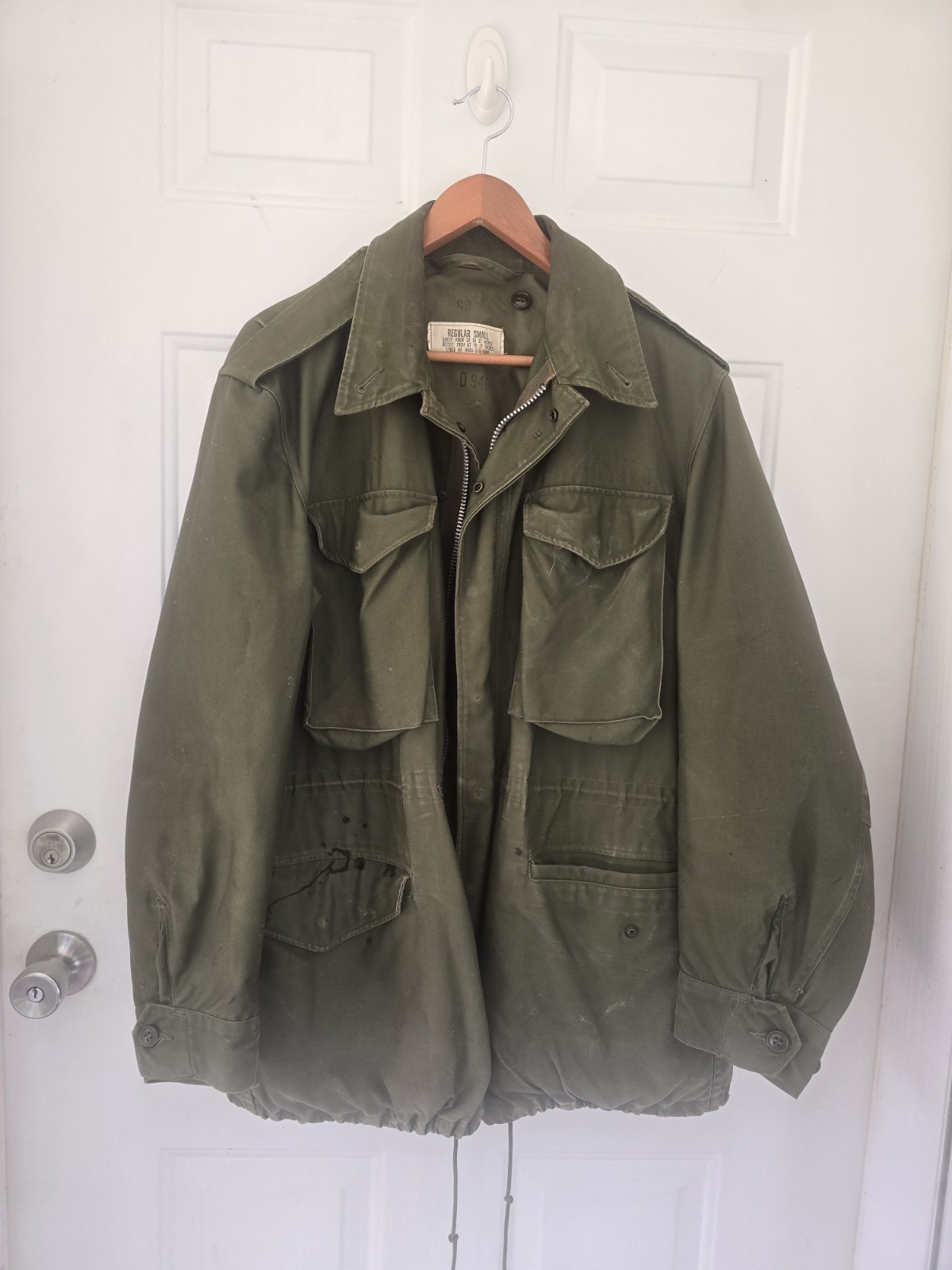 1957 US Army M1951 M51 Field Jacket OG-107 Talon Zipper Korean War Era Military 1957 US Army M1951 M51 Field Jacket OG-107 Talon Zipper Korean War Era Military