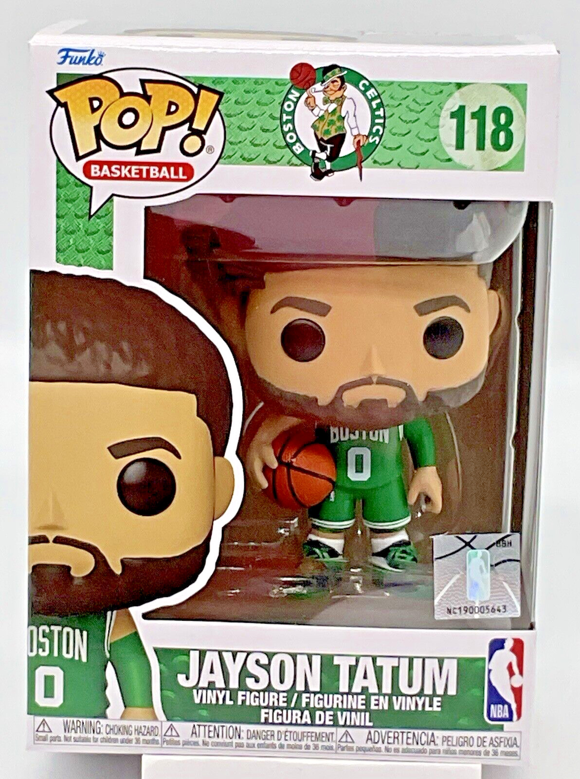 Jayson Tatum Pop #118 Boston Celtics Funko Basketball NBA 2021 Jayson Tatum Pop #118 Boston Celtics Funko Basketball NBA 2021