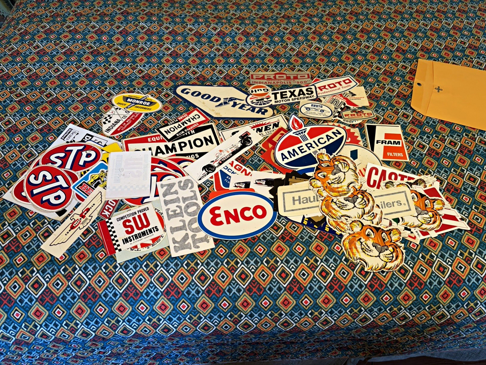 Indy 500 stickers & decals from the 60’s 70’s at the Indy 500. Nice collection Indy 500 stickers & decals from the 60’s 70’s at the Indy 500. Nice collection